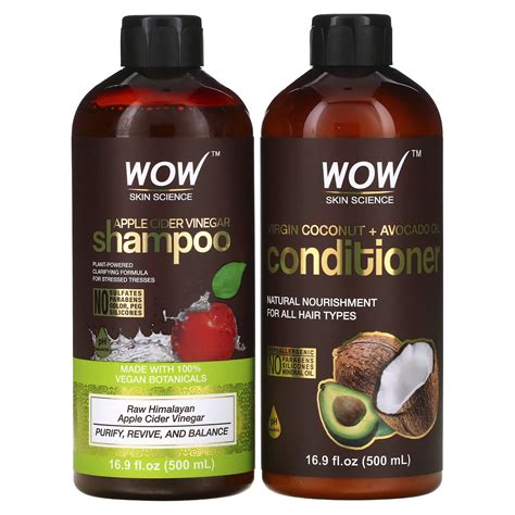 Buy WOW Skin Science Apple Cider Vinegar Shampoo Conditioner Set