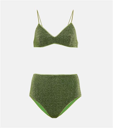 Lumiere Bikini Set In Green Oseree Mytheresa