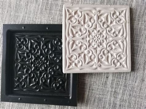Форма пластиковая для изготовления гипсовой плитки 3 купить в интернет ...