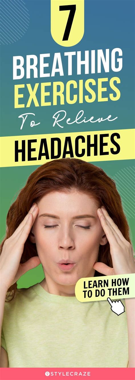 7 Breathing Exercises To Relieve Headaches Ideas Blog