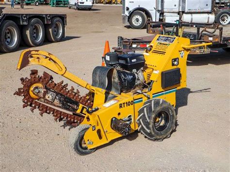 Vermeer Rt100 Walk Behind Trencher Honda Gx390 13 Hp Gas Engine