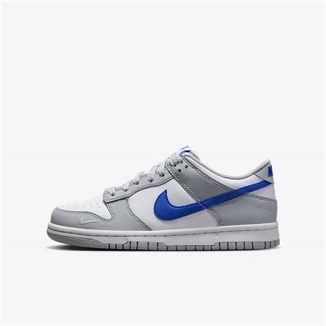 Nike Dunk Low Gs Wolf Grey Game Royal Fn More Sneakers