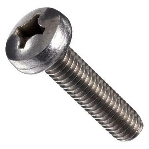 Stainless Steel Polished Slotted Pan Head Screws For Industrial Grade