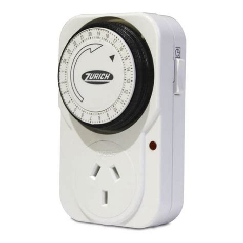 Timer Mecanico Zurich Programable Enchufable