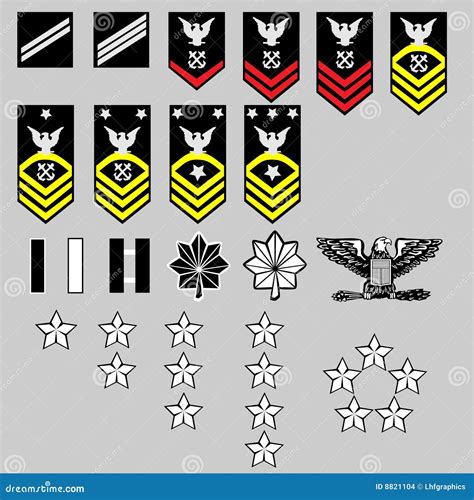 US Navy Rank Insignia Stock Images - Image: 8821104