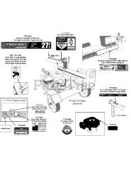 Troy Bilt LS 27 24BF572B711 Troy Bilt Log Splitter SN