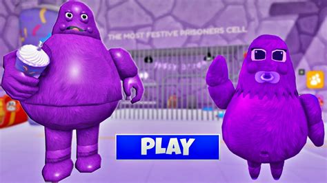 NEW GRIMACE BABY ESCAPE GRIMACE BARRY S PRISON RUN Obby Full