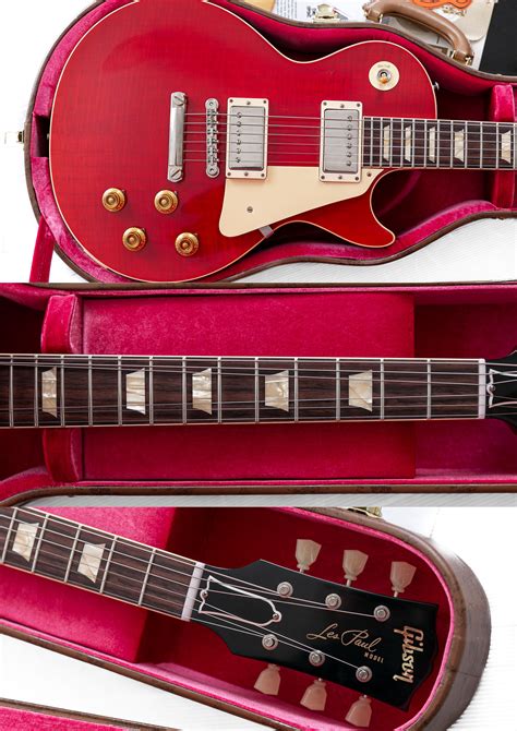 Gibson Custom Shop Les Paul 58 Reissue In Sweet Cherry Red R8 1958 Flame Top 2020 Guitar For Sale