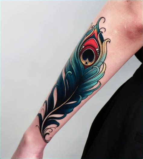 Aggregate More Than Peacock Feather Tattoo Designs Super Hot In