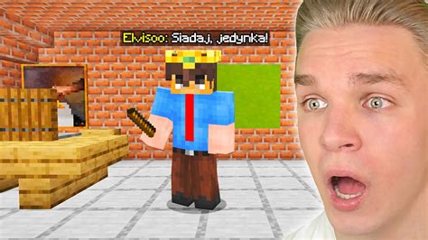 Elvisoo Zosta Nauczycielem W Szkole W Minecraft Youtube