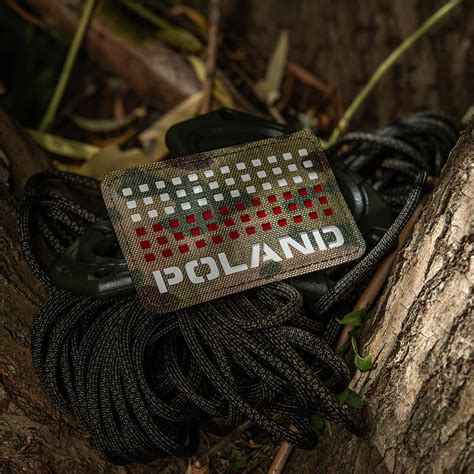 M Tac Naszywka Flaga Poland Laser Cut Czerwony Multicam Bia Y M Tac