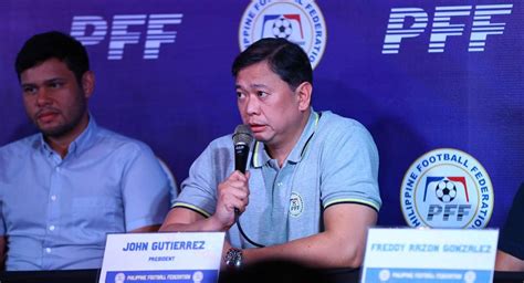 PFF President John Gutierrez Homegrown Azkals Filipinas