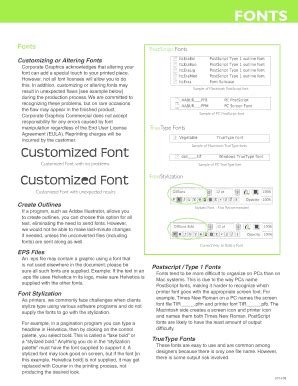 Fillable Online PostScript Fonts Fax Email Print PdfFiller