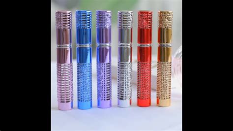 Mub New Design Luxury 5ml Portable Refillable Perfume Atomizer Spray Bottles Empty Metal Perfume