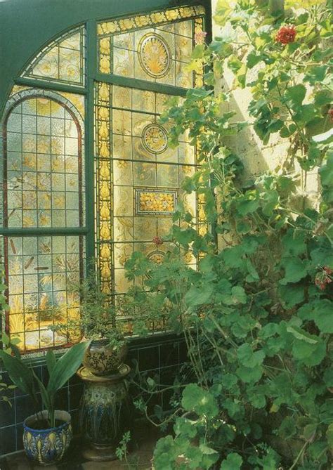 Garden Conservatory Victorian Stained Glass Windows | PinPoint