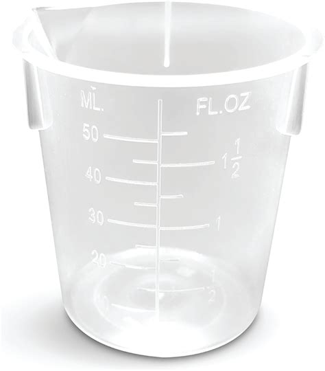 Amazon Plastic Beaker Ml Set Of By Maryland Plastics