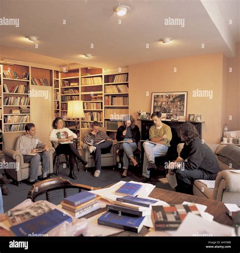 Students in a Tutorial at Oriel College Oxford Stock Photo - Alamy