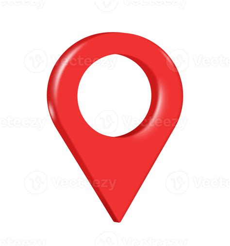 Red Pin Location On Transparent Background 25278396 Png