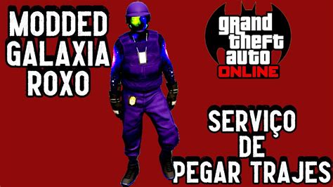 Como Ter Traje Modded Galaxia Roxo Meia Canela Roxa Novo Servi O De