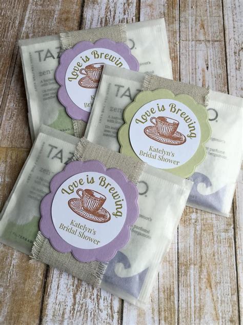 8 Bridal Shower Favors Bridal Shower Tea Bag Favors Etsy Tea Party Bridal Shower Favors