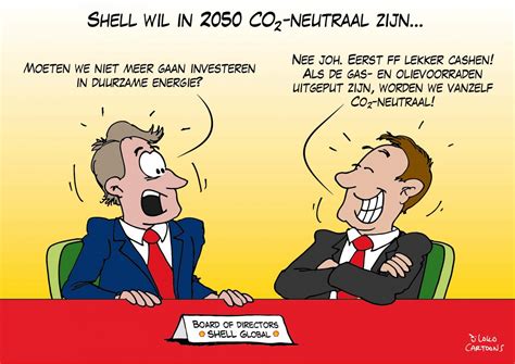 210212 Shell Wil In 2050 CO2 Neutraal Zijn Tekengebied 1 Loko Cartoons