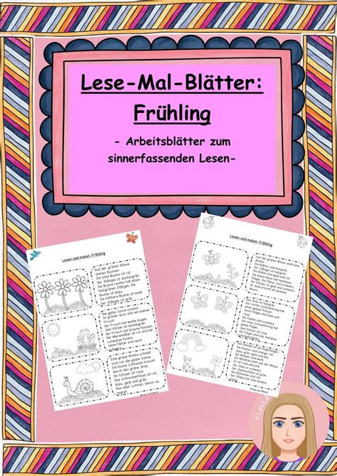 Lese Mal Bl Tter Fr Hling Klasse Und Unterrichtsmaterial Im Fach