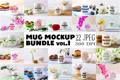 Coffee Mug Mockup Bundle Vol Graphic By Tasipas Creative Fabrica