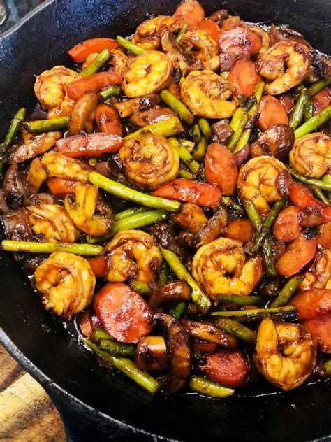 Ginger Garlic Shrimp Stir Fry Cooks Well With Others