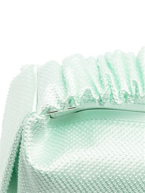 Alexander Wang Scrunchie Crystal Embellished Mini Bag Green FARFETCH