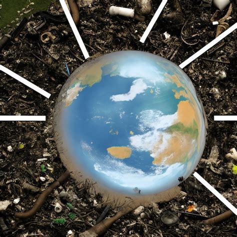 Premium Ai Image Plant World In A Pollution Environment