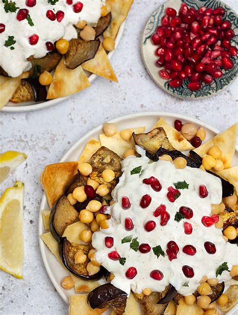 Healthy Lebanese Eggplant Fatteh The Daily Dish