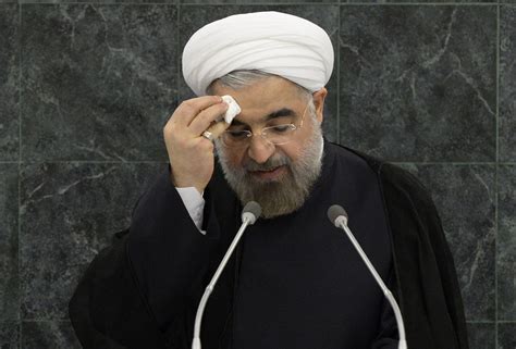 Iranian President Hassan Rouhani Addresses The 68th United Nations