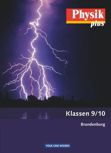 Physik Plus Schuljahr Sch Lerbuch Brandenburg Von Helmut F