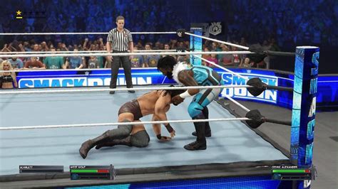 WWE 2K23 WestRise West Wolf vs Cedric Alexander à SmackDown YouTube