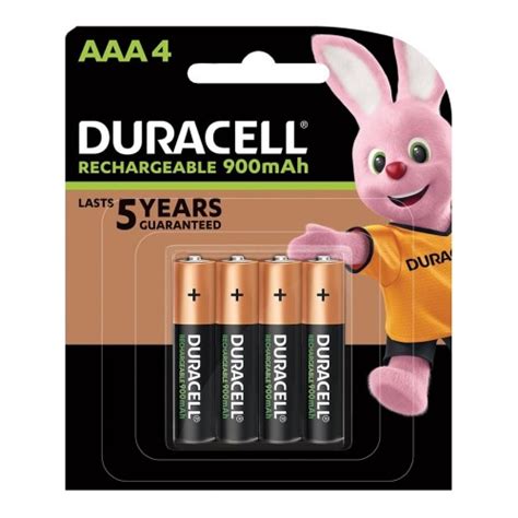 Duracell Rechargeable Aaa Battery 4 Pack