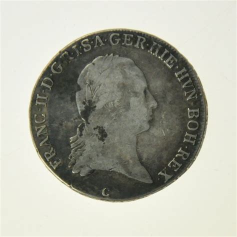 Österreich 1 2 Kronentaler 1797 C Franz II Silbermünze Kaufen auf