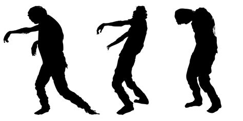 Walking Zombie Silhouette at GetDrawings | Free download