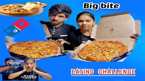 2x Large Dominos Pizza Eating Challenge Dominos Large Pizza Eating