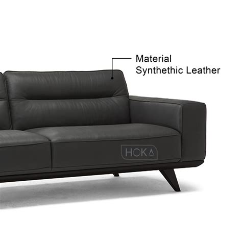 Sofa Modern Minimalis 2 Seater Kursi Santai Hoka Coral SL 07 Black