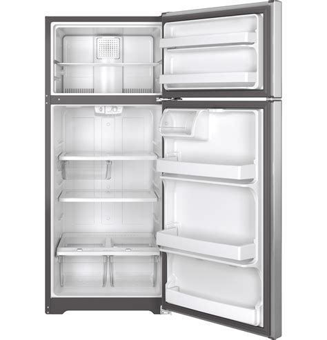 Best Buy Ge Cu Ft Frost Free Top Freezer Refrigerator Gts Gshss