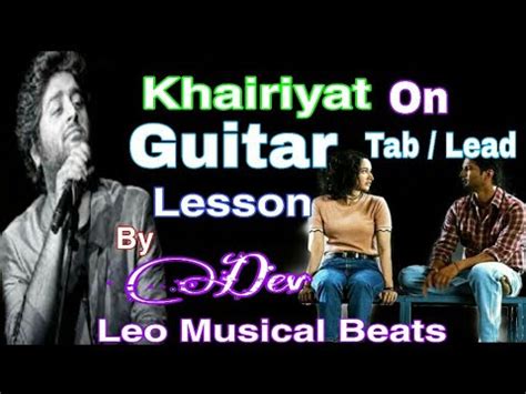 Khairiyat Chhichhore Arijit Singh On Easy Guitar Tab Tutorial By