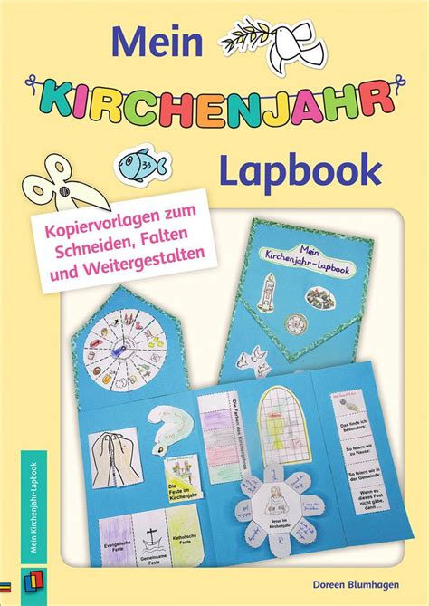 Mein Kirchenjahr Lapbook Grundschule Lernheft Kirchen