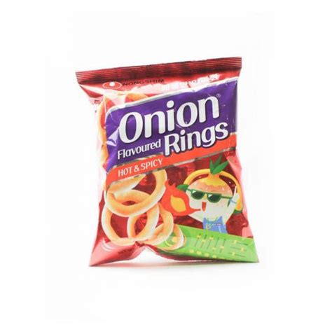 Confectionery And Snacks Nongshim Onion Rings Hot Spicy 40g Taste