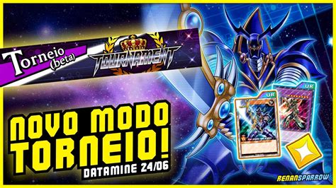 Modo Torneio Chegando No Jogo Datamine Yu Gi Oh Duel Links