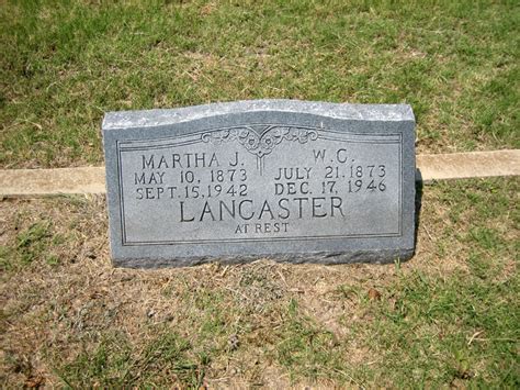 Martha Jane Coor Lancaster Find A Grave Memorial