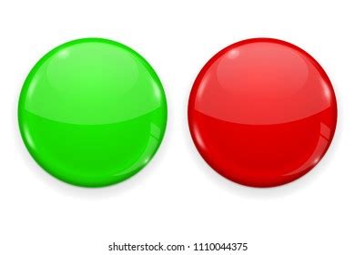 Red Green Button Icon On White Stock Vector (Royalty Free) 2035387181 ...