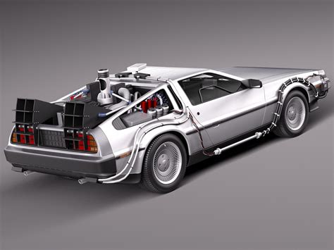 Delorean Back To The Future Episode 1 3d Model 129 3ds Fbx Lwo Obj Max C4d Free3d