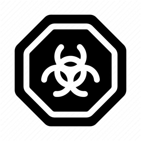 Biohazard Warning Sign Signaling Alert Danger Icon Download On