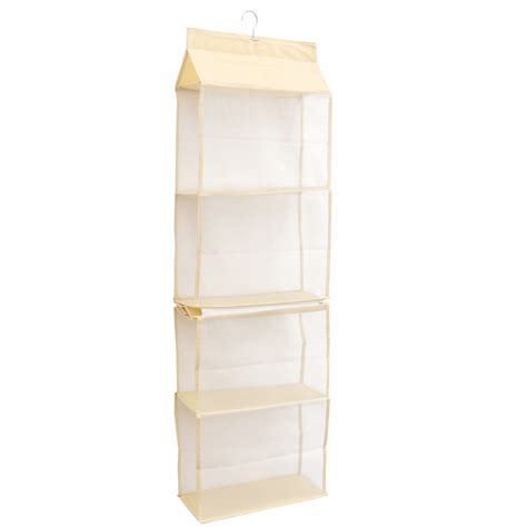 Wiszący organizer do szafy 4 poziomy torebka buty 11988416409