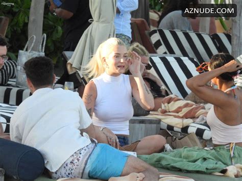 Lottie Moss Sexy Spotted Showing Off Hot Legs And Boobs In Tulum Aznude